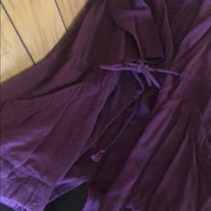 Mi a mi adorable purple loose vest